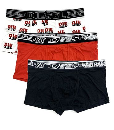 Diesel Herren Unterwäsche Boxer Shorts UMBX-Damienthreepack 3er Pack #074