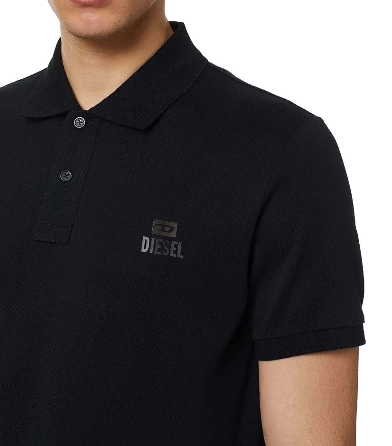 関税込【DIESEL】Smith short sleeve polo/Black/ロゴポロシャツ DIESEL(ディーゼル) ポロシャツ(メンズ) - 海外通販のBUYMA