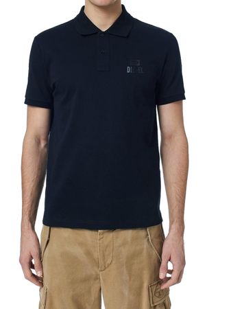 Diesel Herren "T-Smith-Hd Polo" Poloshirt Kurzarm Navyblau 81E