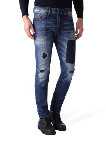 Diesel Buster 0848H Herren Jeans Hose Slim Tapered