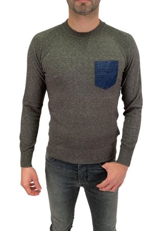 Diesel "K-Touch PULLOVER" Herren Pullover Olivgrün