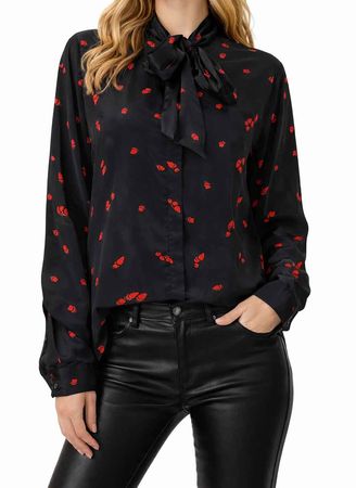Diesel C-Ash Shirt Damen Bluse Langarm Schwarz