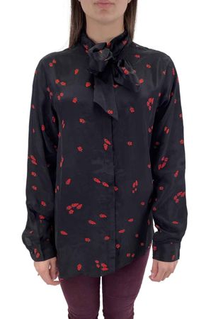 Diesel C-Ash Shirt Damen Bluse Langarm Schwarz