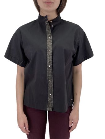 Diesel C-Avas CAMICIA Damen Bluse Schwarz