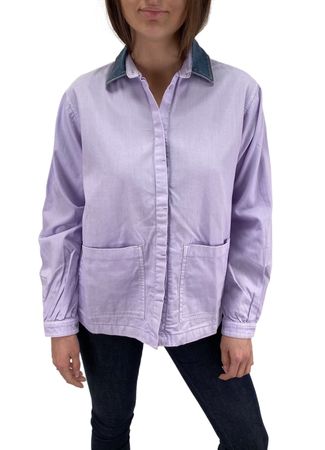 Diesel C-Emerson CAMICIA Damen Blusenhemd Flieder