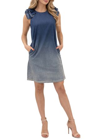Diesel R-CARYS Dress Damen Kleid Jeanskleid