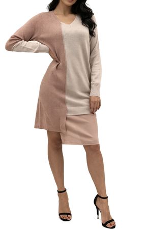 Diesel M-Glice Dress Damen Kleid Strickkleid Rosé