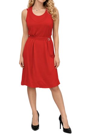 Diesel D-Magritte Abito Damen Kleid 2-Lagenkleid Rot