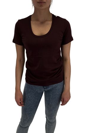 Diesel Damen T-Sily-RIV T-Shirt Kurzarm Weinrot