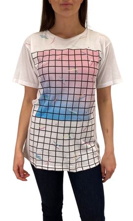 Diesel Damen T-Rachel-W T-Shirt Kurzarm Weiß