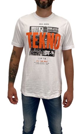Diesel "T-Just-WA" Herren T-Shirt Kurzarm Weiß