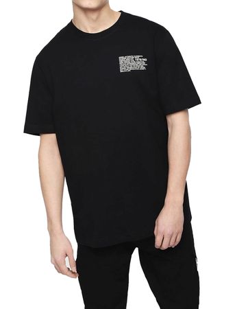 Diesel "T-Just-Y1" Herren T-Shirt Kurzarm Schwarz