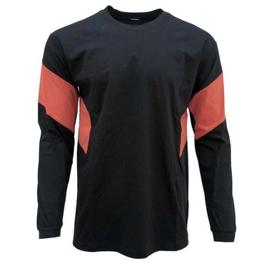 Diesel Herren Langarmshirt S-Ray T-Shirt Schwarz