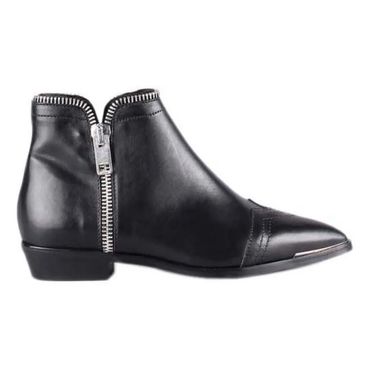 Diesel Damen Stiefeletten "Mannish-D - Ennila Zip" Schwarz #671