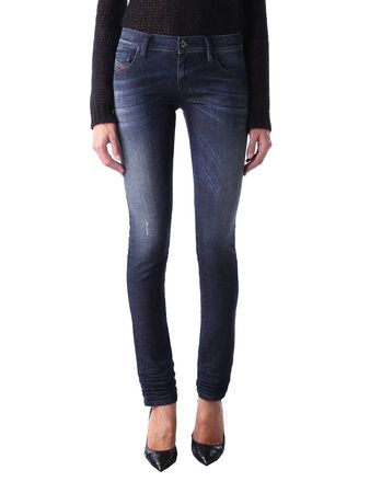 Diesel Francy 0837J Damen Jeans Relaxed Skinny