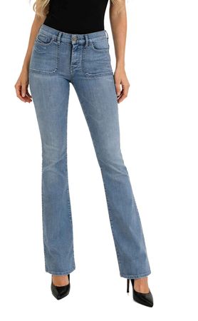Diesel Sandyb-Patch 0674I Stretch Damen Jeans Hose Slim Bootcut