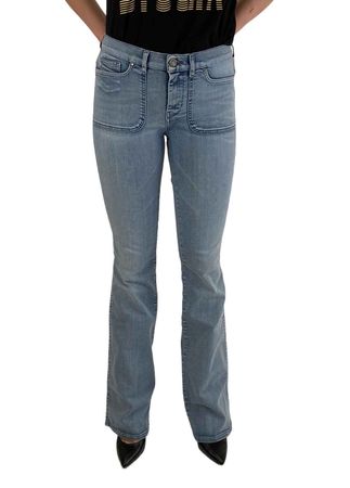 Diesel Sandyb-Patch 0674I Stretch Damen Jeans Hose Slim Bootcut