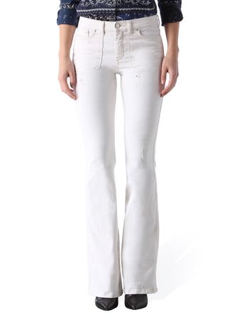 Diesel Sandyb-Patch 0672Y Stretch Damen Jeans Hose Slim Bootcut