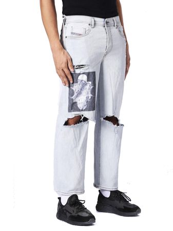 Diesel Herren Dagh 084QZ Jeans Hose Regular Straight