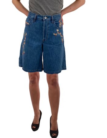 Diesel DE-Violet Calzoncini Damen Jeans Bermuda Shorts