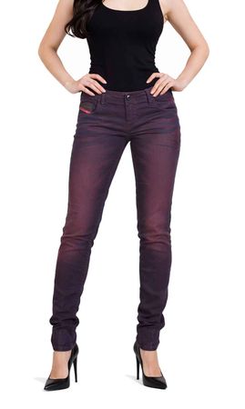 Diesel Grupee 0601F Damen Jeans Hose Slim Skinny