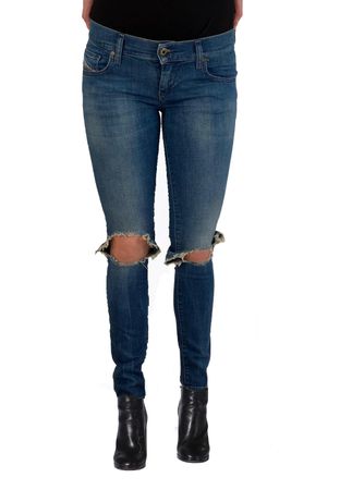 Diesel Grupee 0863X Damen Jeans Hose Slim Skinny