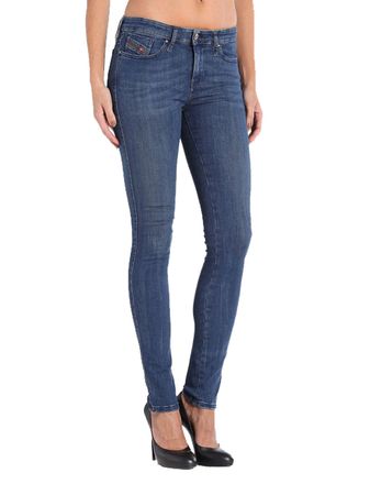 Diesel Skinzee-Low 0836T Stretch Damen Jeans Hose Skinny