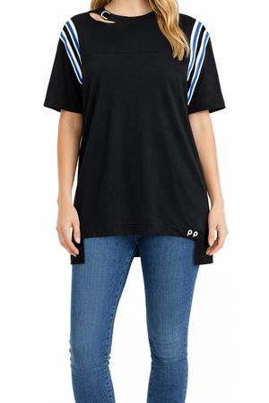 Diesel T-Rug Top Damen Rugbyshirt Oversize