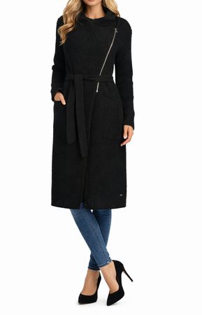 Diesel Damen Strickmantel M-Firmus Cardigan Schwarz