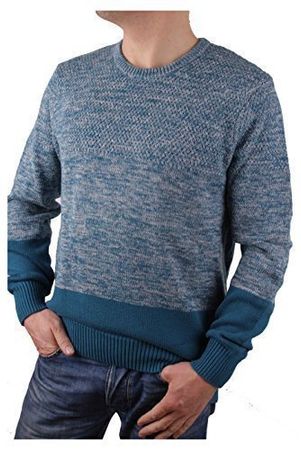 Timberland Herren Pullover WINHALL RVR PATTERN Petrol Gr. M TL010