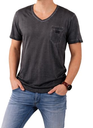 Diesel Herren T-Shirt Rundhals Kurzarm T-Orthos Grau