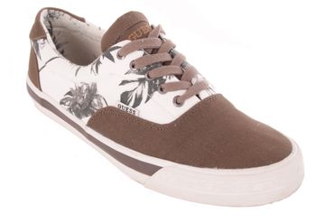 GUESS Herren Schnürschuhe Sneaker Creme/Braun Gr. 43 #620