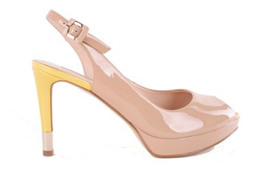 GUESS Damen Pumps Highheels Stilettos Riemchenpumps Beige #640