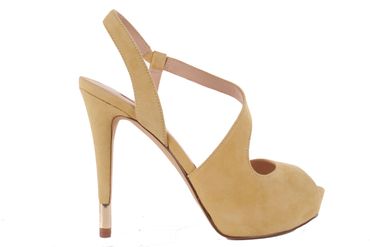 GUESS Damen Pumps Highheels Riemchenpumps Plateau Gelb Gr. 36 #711