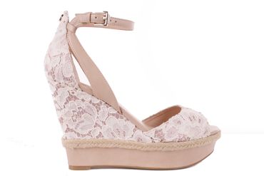 GUESS Damen Sandalen Plateausandalen Plateau Beige #731