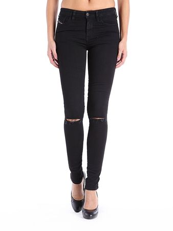 Diesel Damen Jeans Hose Skinny Skinzee Super Slim 08E13