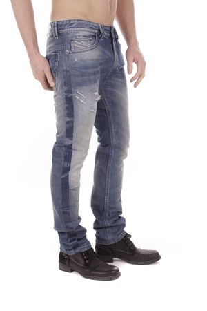 Diesel Thavar 0852M Herren Jeans Hose Slim Skinny