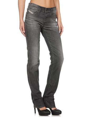 Diesel Straitzee 0815B Damen Jeans Hose Regular Slim Straight(W30,L32)