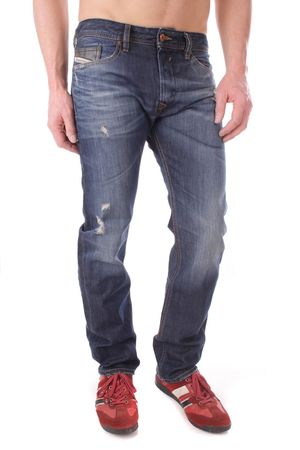 Diesel Waykee 0831J Herren Jeans Hose Regular Straight