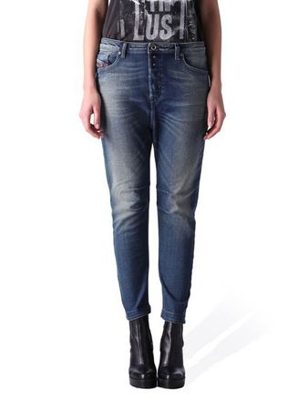 Diesel Eazee 0666P Stretch Damen Jeans Hose Boyfriend