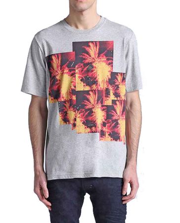 Diesel T-Pir Maglietta 912 Herren T-Shirt Rundhals Kurzarm