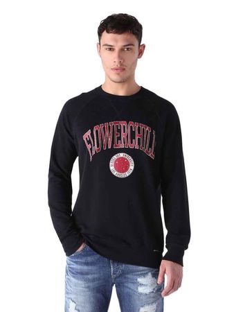Diesel S-JAP-FLO 900 Herren Sweatshirt Schwarz