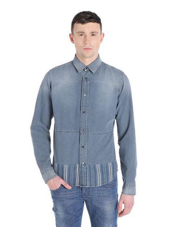 Diesel DE-Skirt 0663K Hemd Jeanshemd