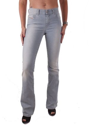 Diesel Sandy-B Stretch Damen Jeans Hose Slim Bootcut 0672U