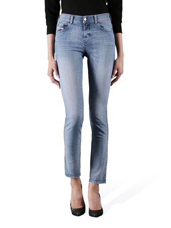 Diesel Sandy 0667E Stretch Damen Jeans Hose Slim Straight