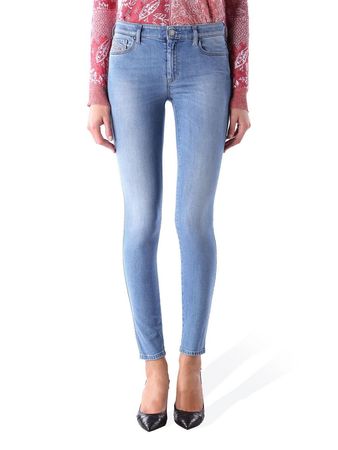 Diesel Doris 0672S Damen Jeans Hose Super Slim Skinny