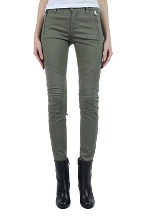 Diesel P-Insul Damen Hose Stretch Skinny Olivgrün
