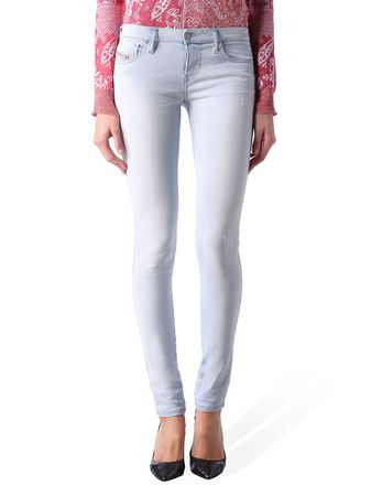 Diesel Skinzee-Low 0852Q Damen Jeans Hose Skinny