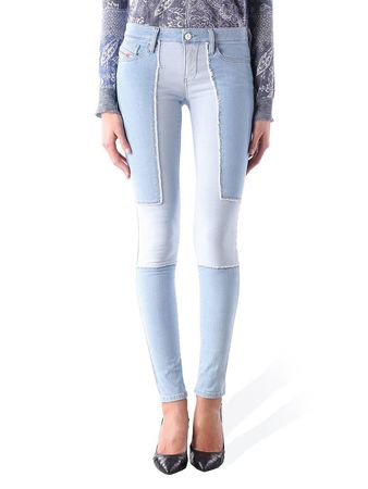 Diesel Skinzee-Low-SP 0852S Damen Jeans Hose Skinny
