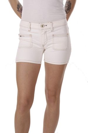 Diesel ED-Esyl Calzoncini 0812S Damen Jeans Shorts Creme